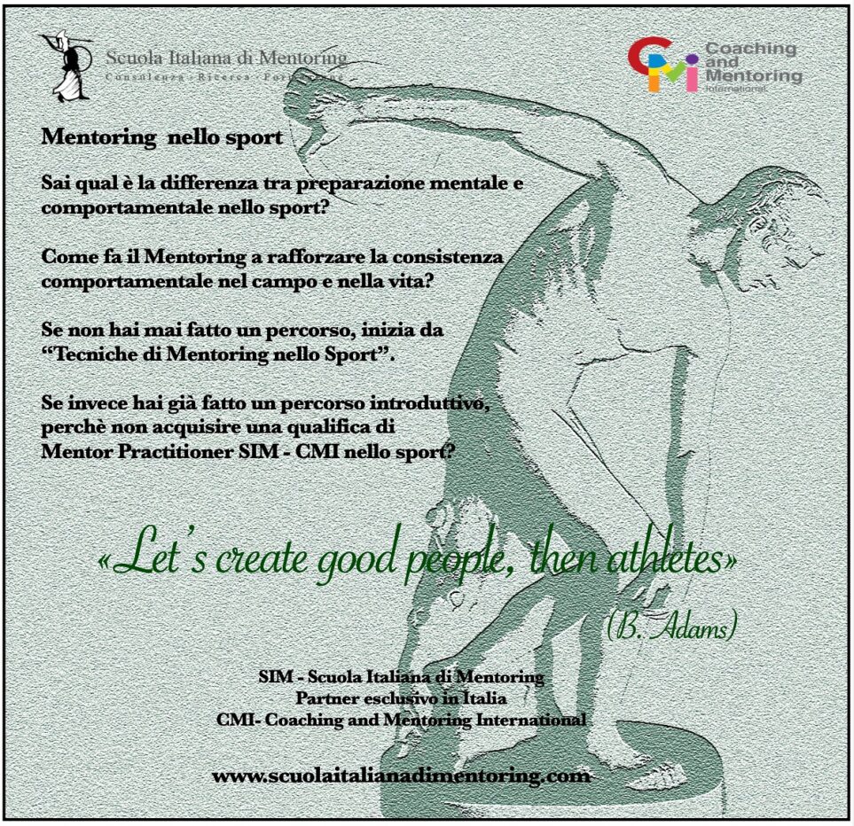 Mentoring sport